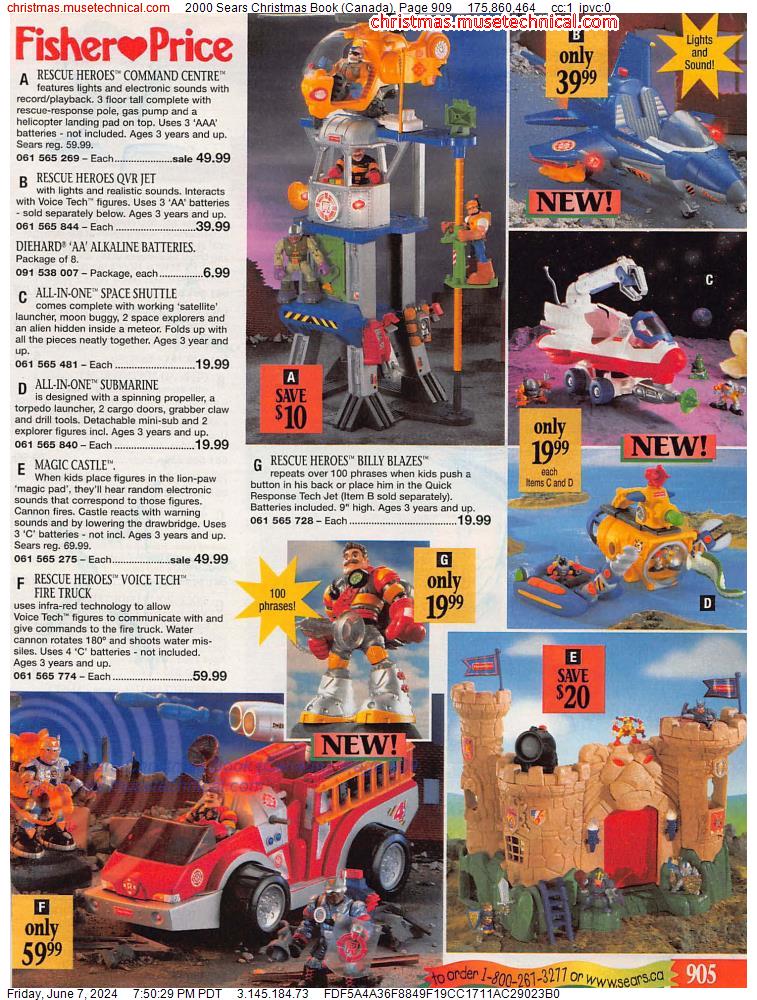 2000 Sears Christmas Book (Canada), Page 909