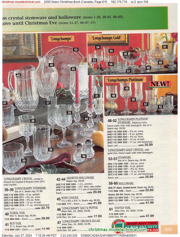 2000 Sears Christmas Book (Canada), Page 615