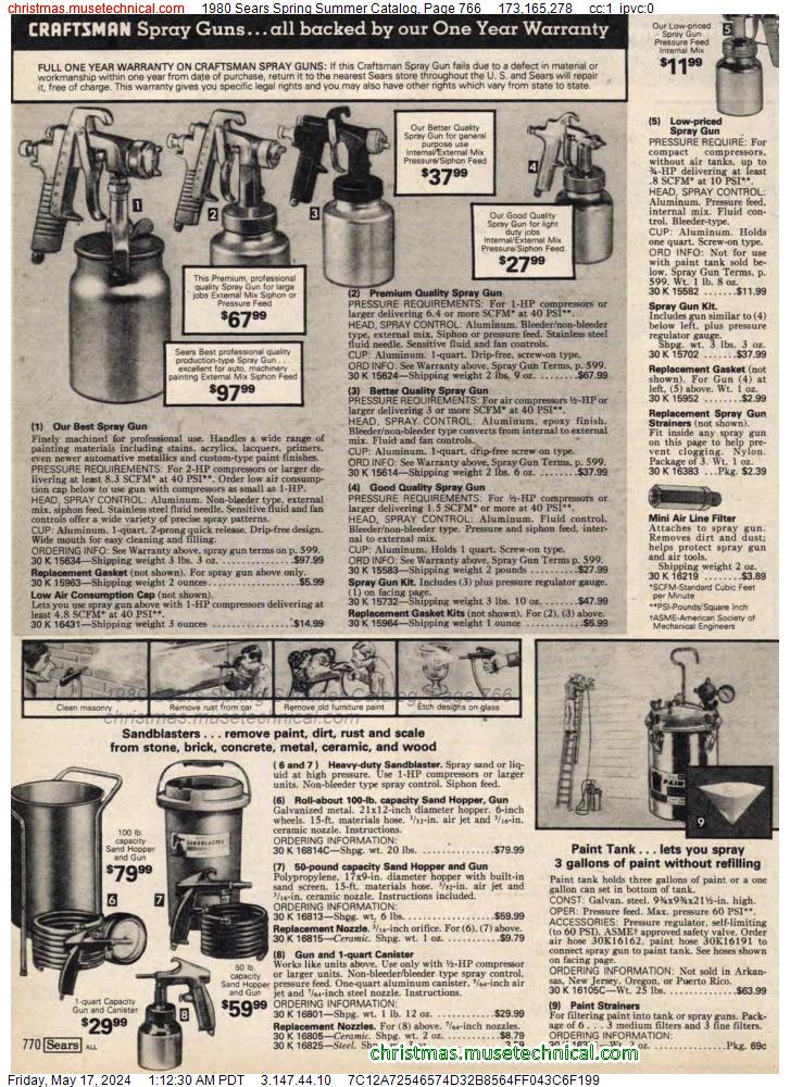1980 Sears Spring Summer Catalog, Page 766