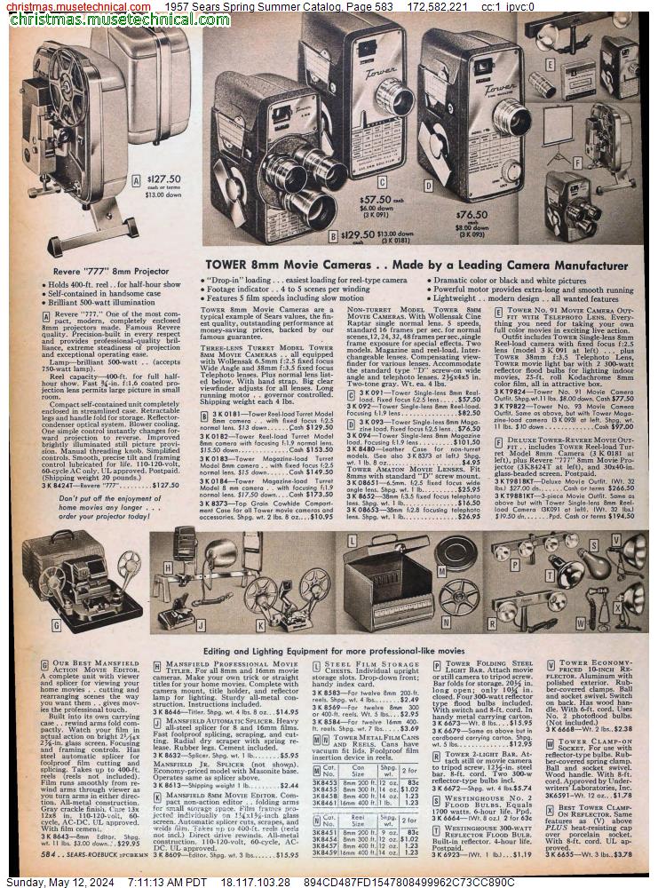 1957 Sears Spring Summer Catalog, Page 583