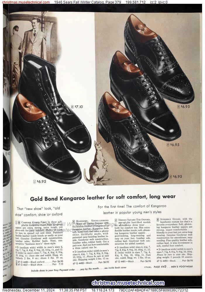 1946 Sears Fall Winter Catalog, Page 379