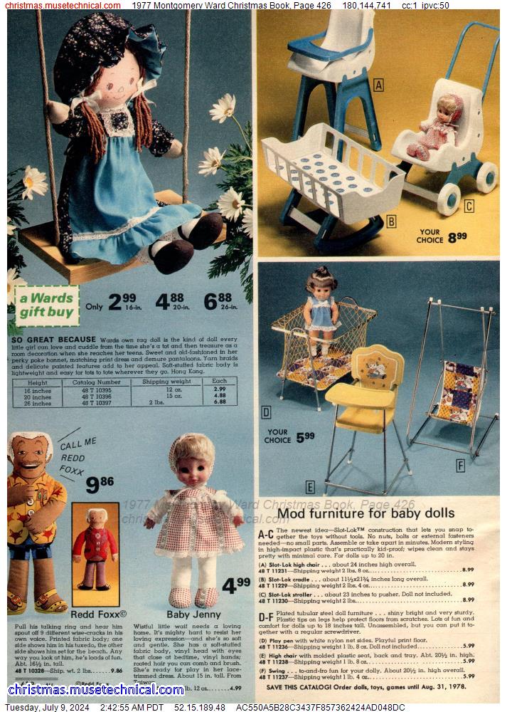 1977 Montgomery Ward Christmas Book, Page 426