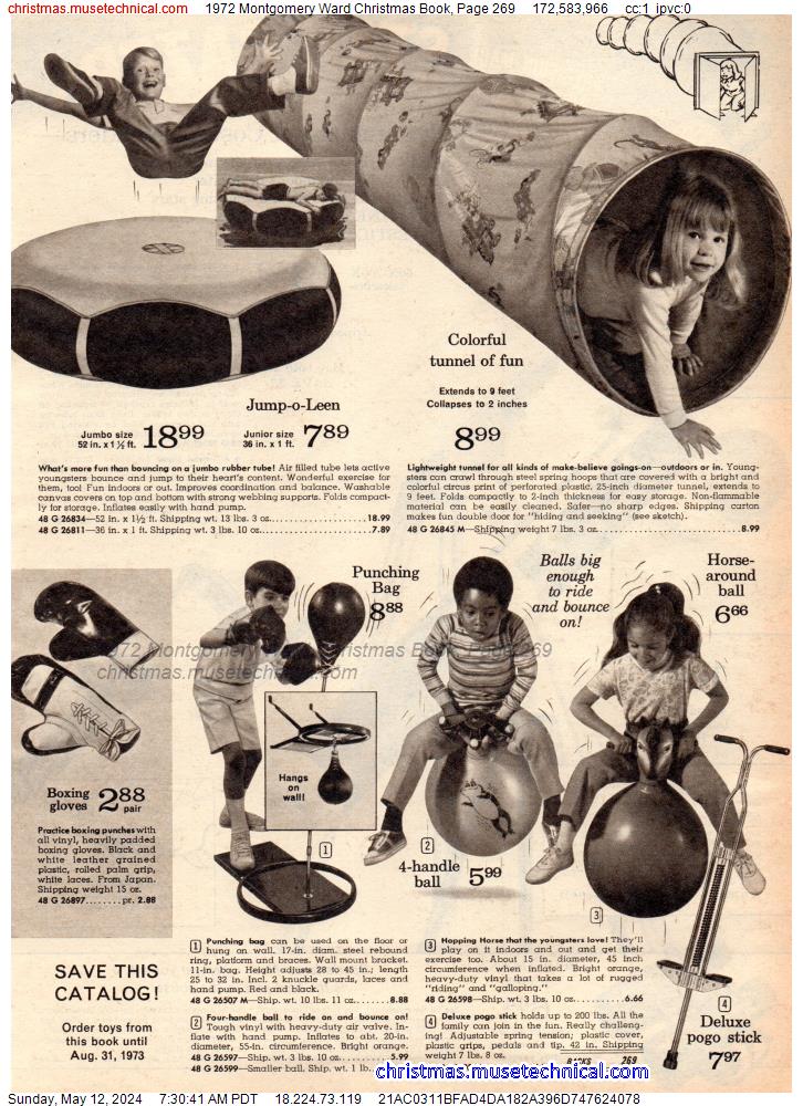 1972 Montgomery Ward Christmas Book, Page 269