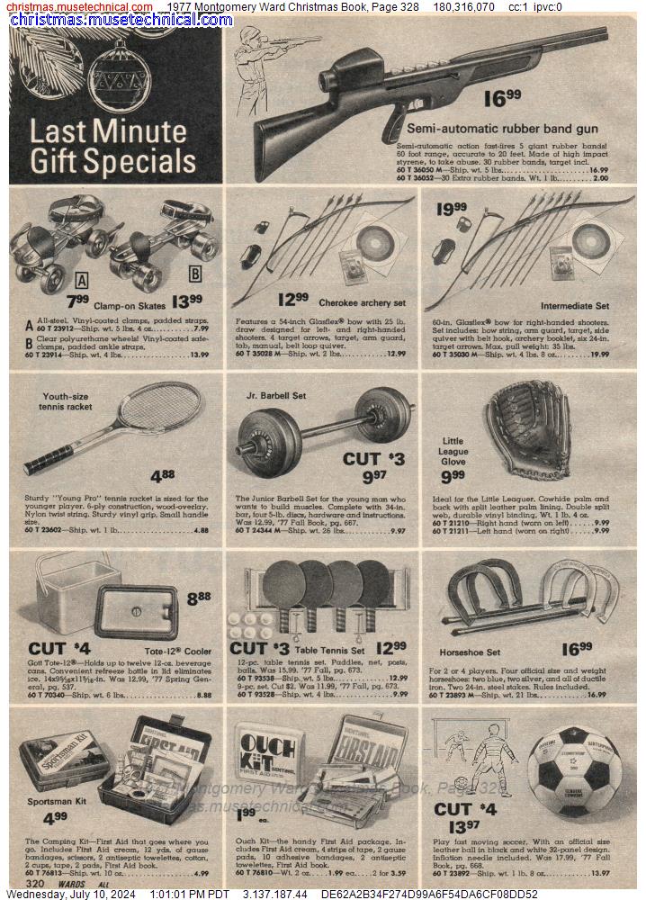 1977 Montgomery Ward Christmas Book, Page 328