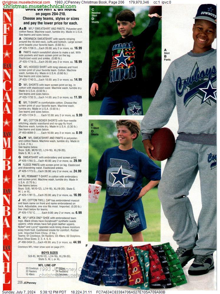 1993 JCPenney Christmas Book, Page 206