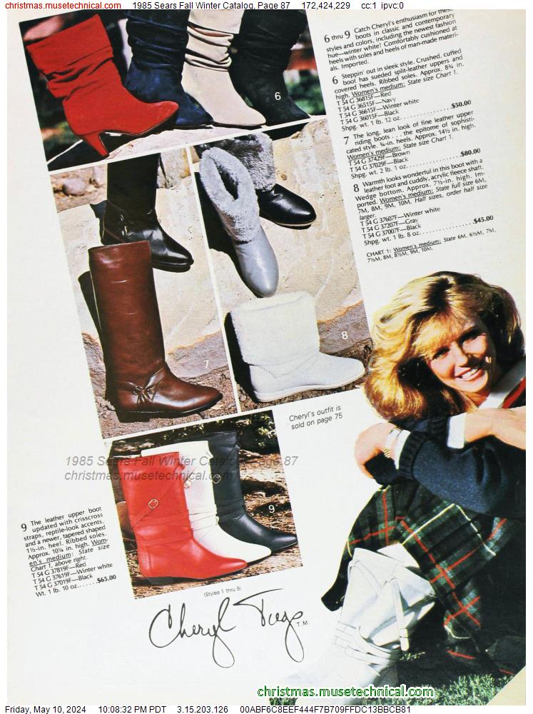 1985 Sears Fall Winter Catalog, Page 87 - Catalogs & Wishbooks