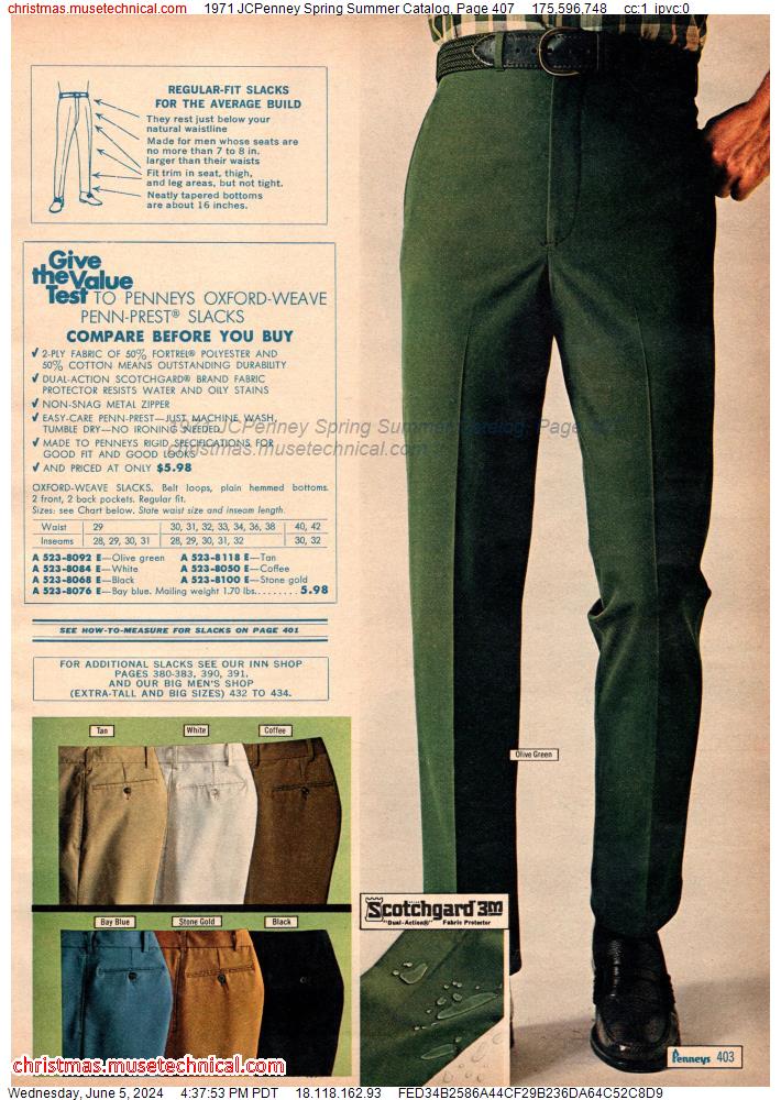 1971 JCPenney Spring Summer Catalog, Page 407