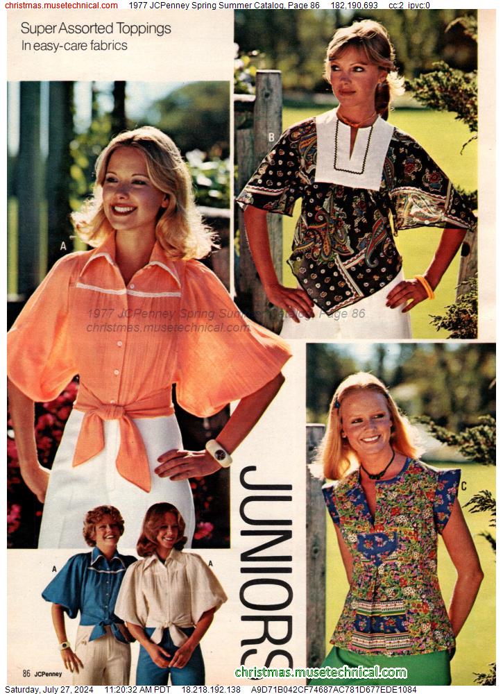 1977 JCPenney Spring Summer Catalog, Page 86