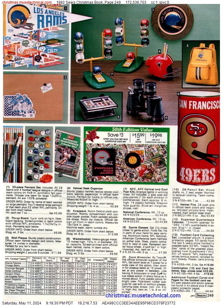 1982 Sears Christmas Book, Page 249