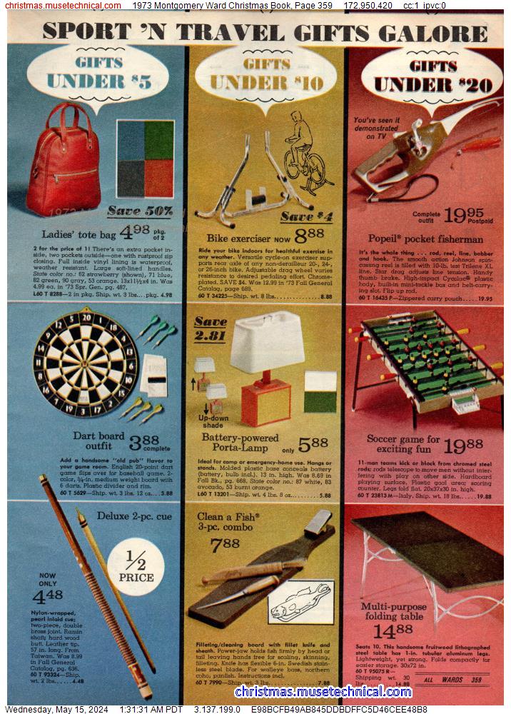 1973 Montgomery Ward Christmas Book, Page 359