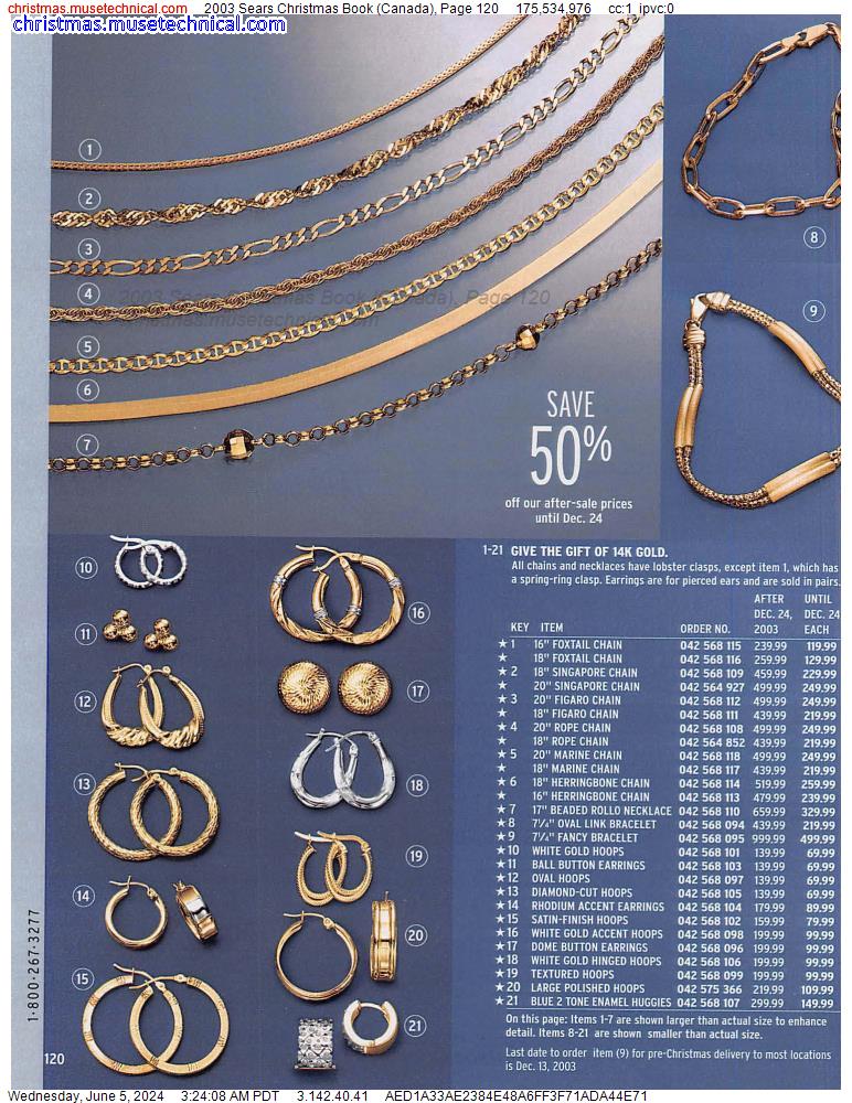 2003 Sears Christmas Book (Canada), Page 120