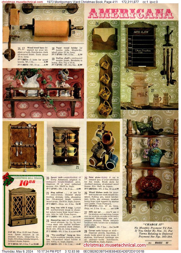 1973 Montgomery Ward Christmas Book, Page 411