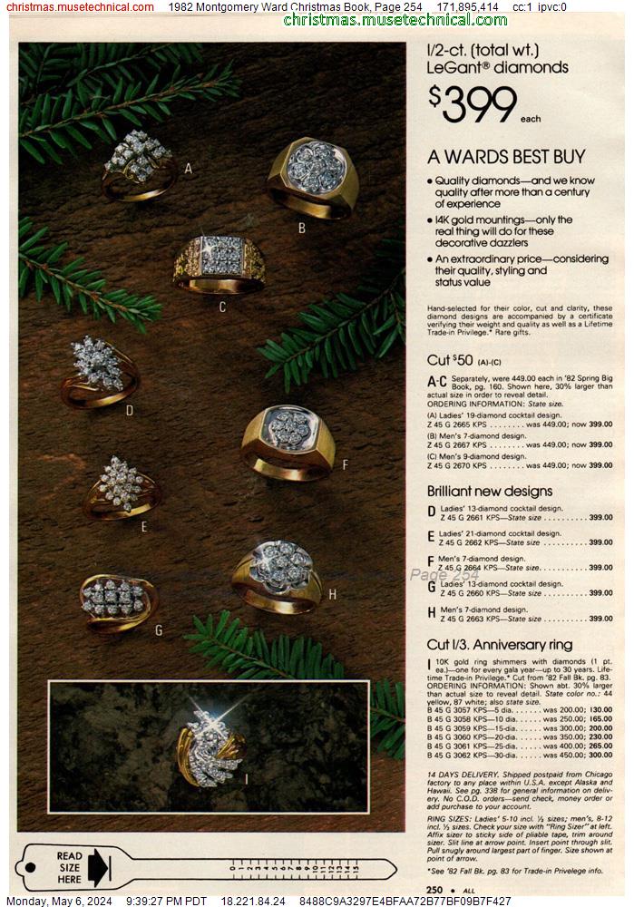 1982 Montgomery Ward Christmas Book, Page 254