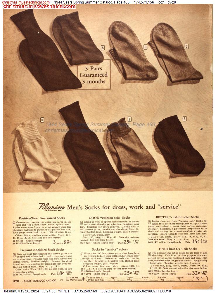 1944 Sears Spring Summer Catalog, Page 460