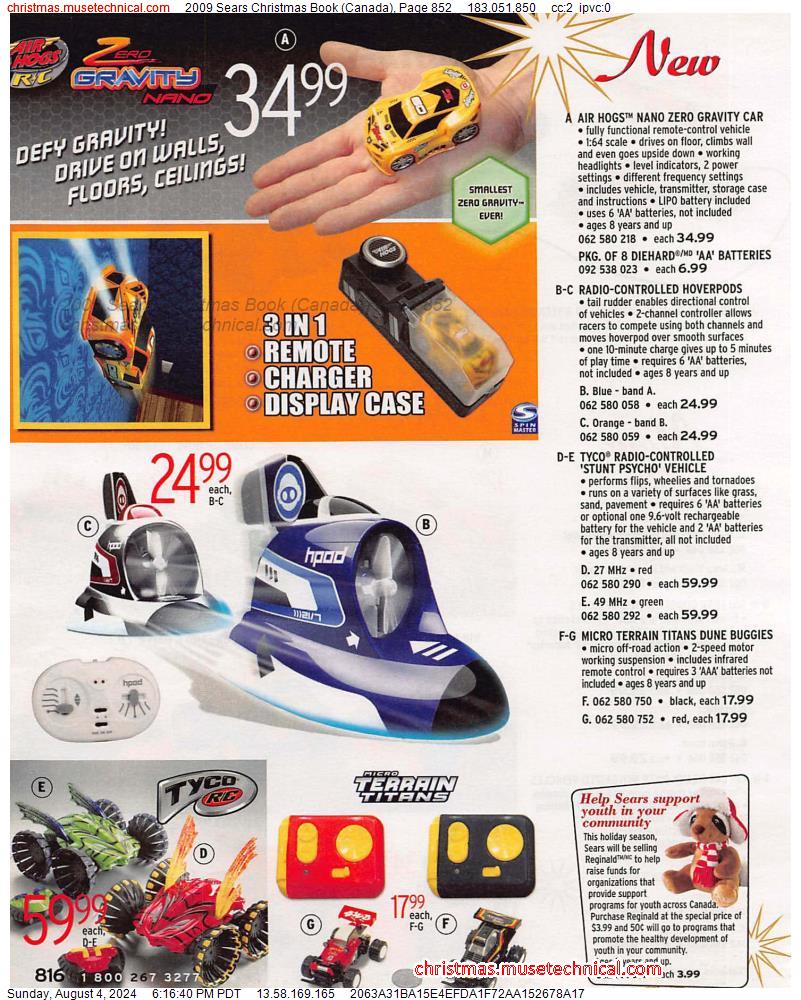 2009 Sears Christmas Book (Canada), Page 852