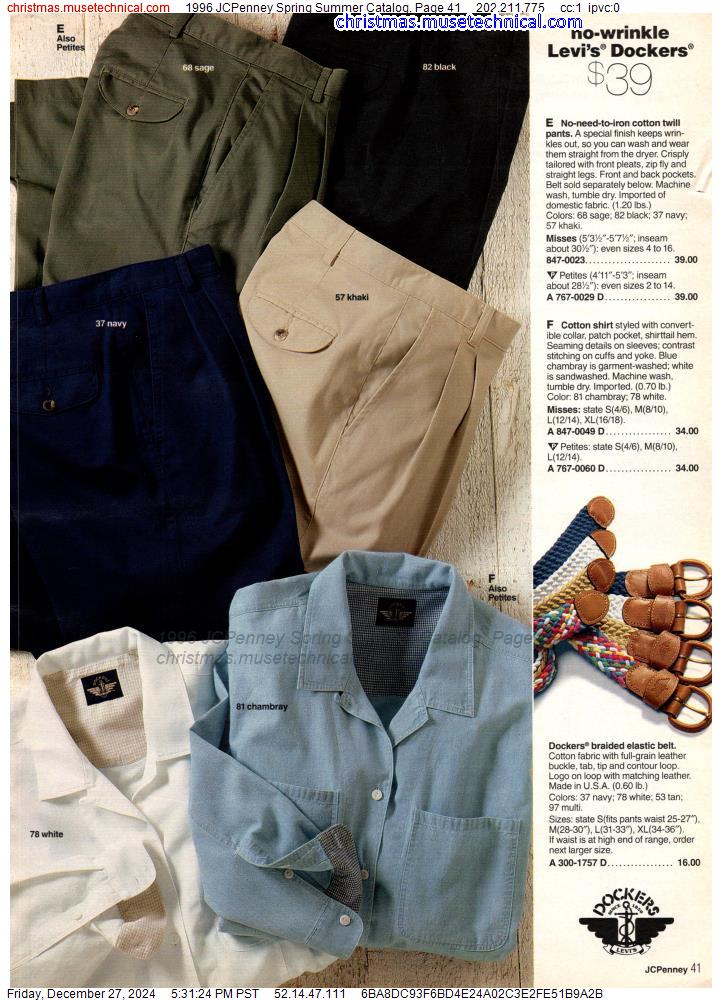 1996 JCPenney Spring Summer Catalog, Page 41