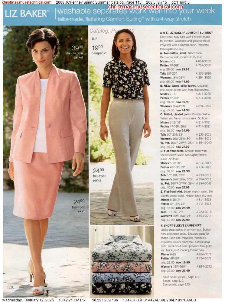 2008 JCPenney Spring Summer Catalog, Page 110