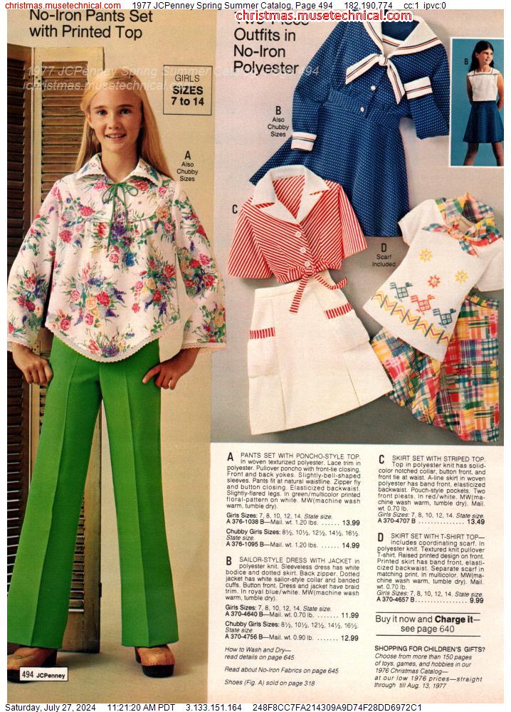 1977 JCPenney Spring Summer Catalog, Page 494