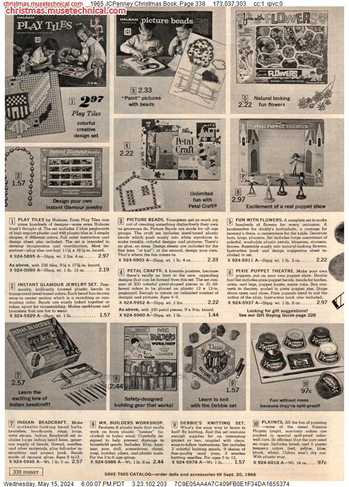 1965 JCPenney Christmas Book, Page 338
