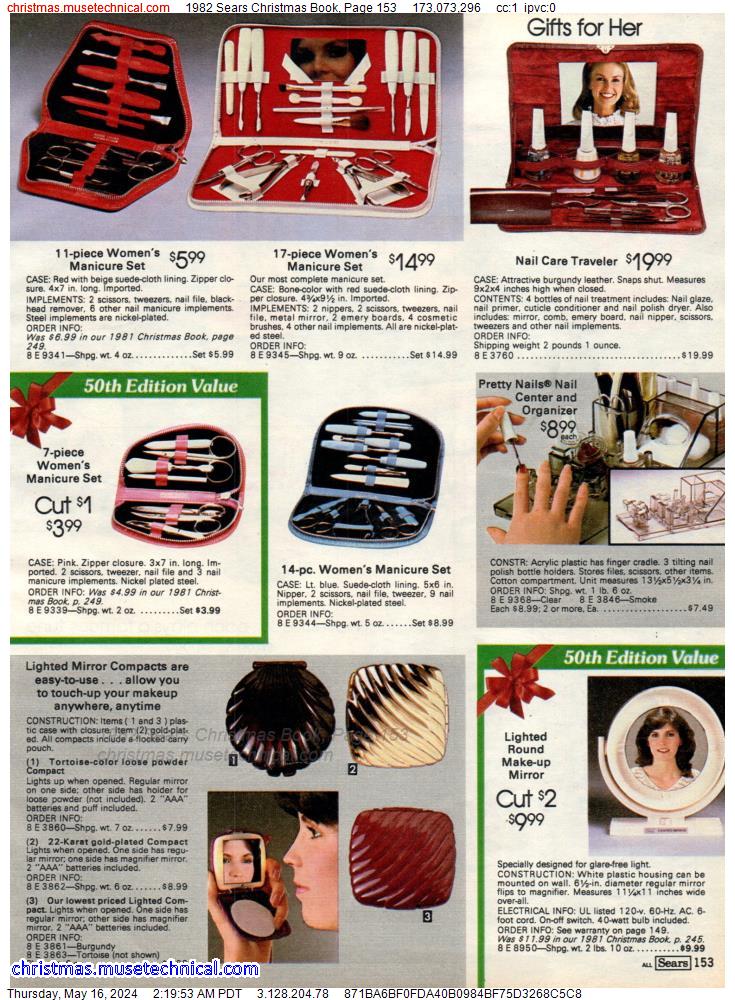 1982 Sears Christmas Book, Page 153