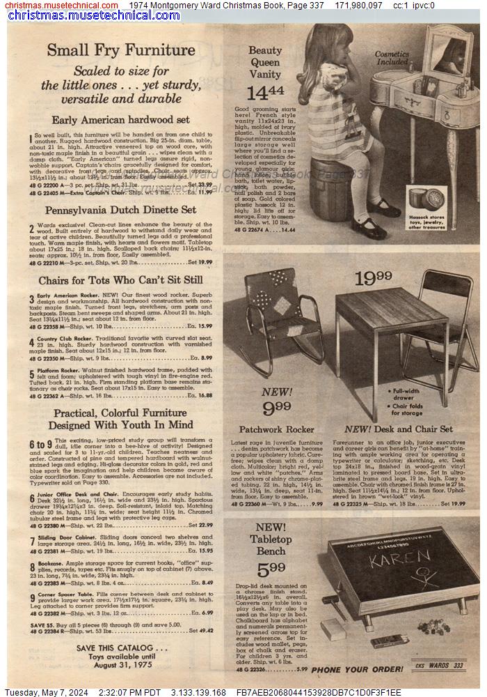 1974 Montgomery Ward Christmas Book, Page 337