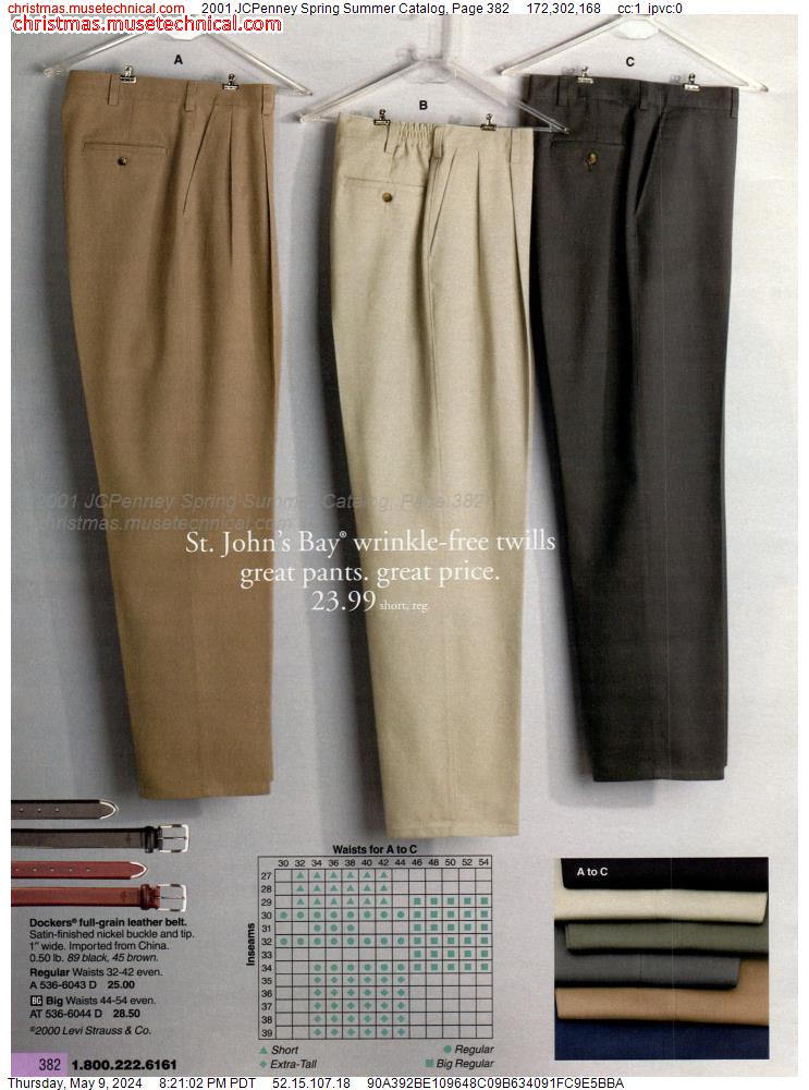 2001 JCPenney Spring Summer Catalog, Page 382