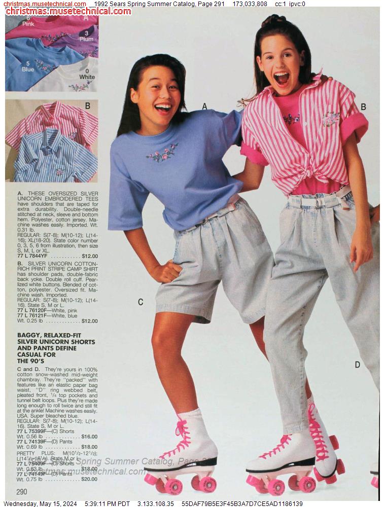 1992 Sears Spring Summer Catalog, Page 291