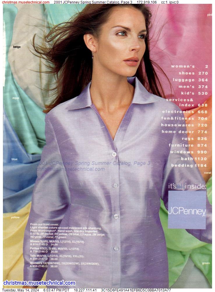 2001 JCPenney Spring Summer Catalog, Page 3