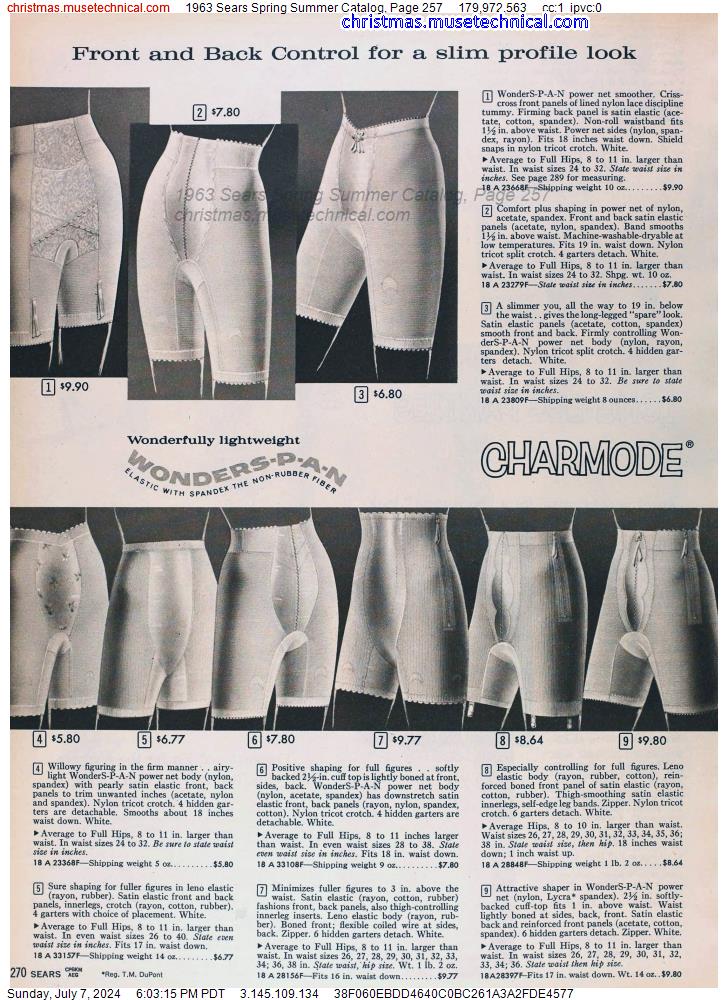1963 Sears Spring Summer Catalog, Page 257