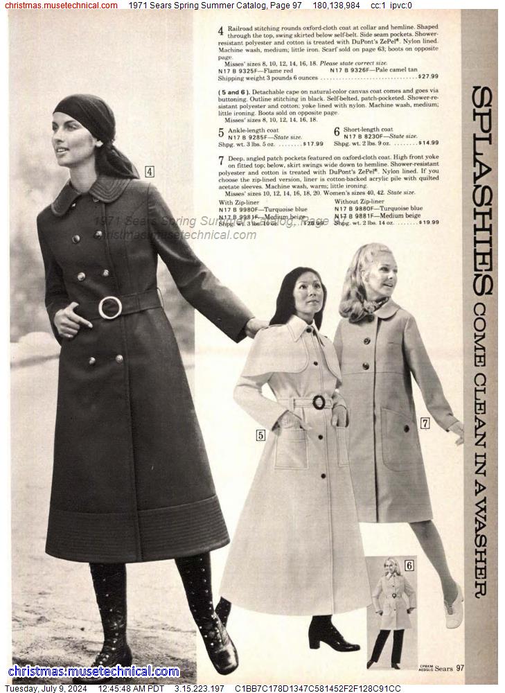 1971 Sears Spring Summer Catalog, Page 97