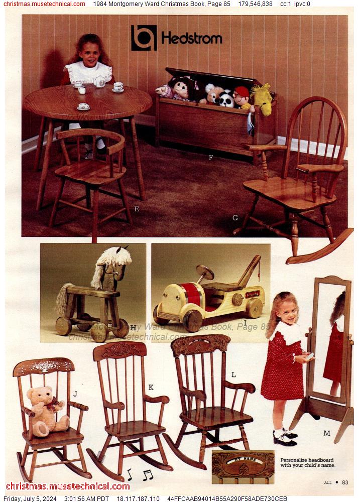 1984 Montgomery Ward Christmas Book, Page 85