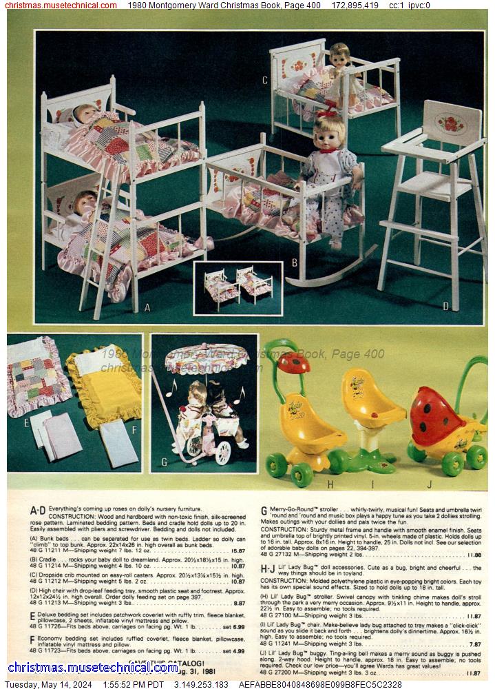 1980 Montgomery Ward Christmas Book, Page 400