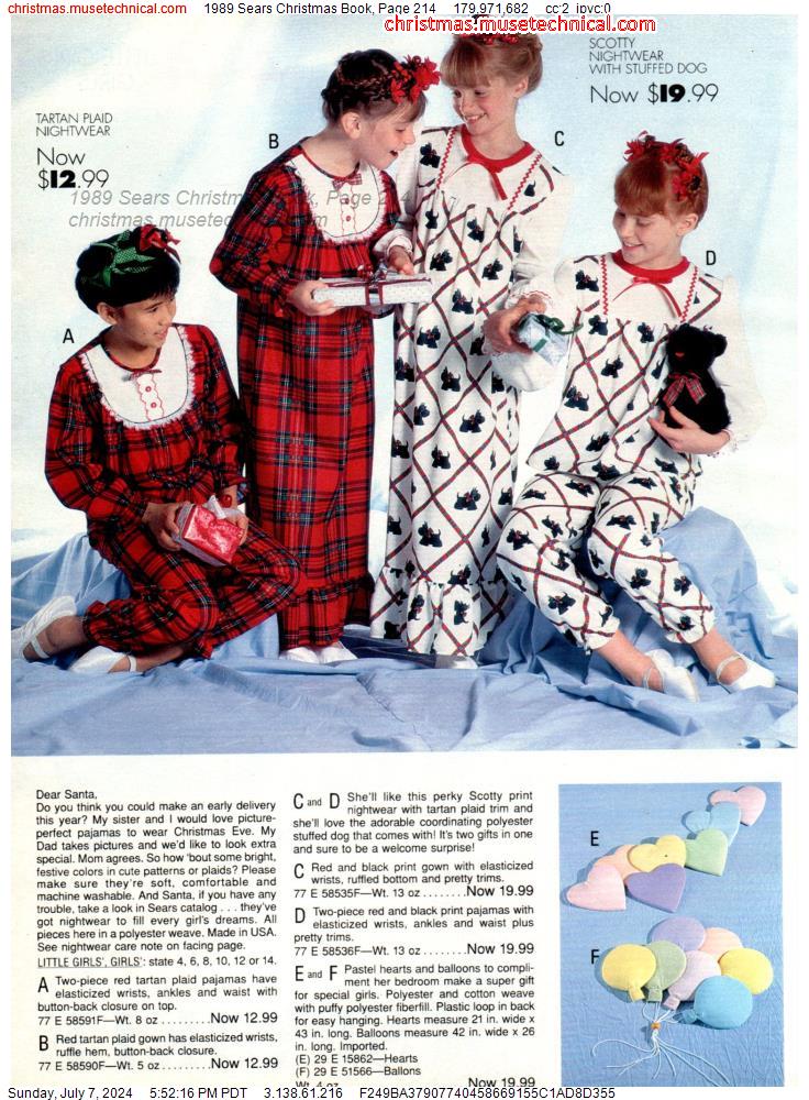 1989 Sears Christmas Book, Page 214