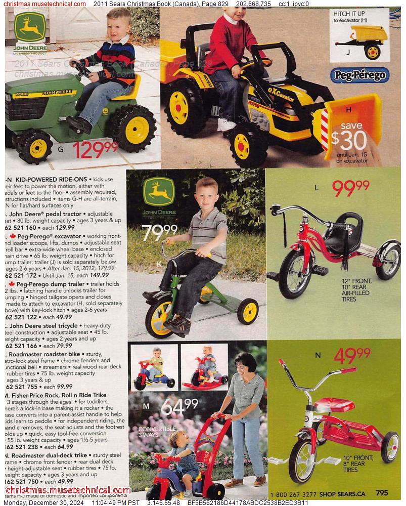 2011 Sears Christmas Book (Canada), Page 829