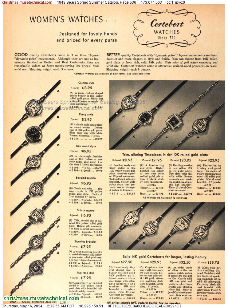 1943 Sears Spring Summer Catalog, Page 536