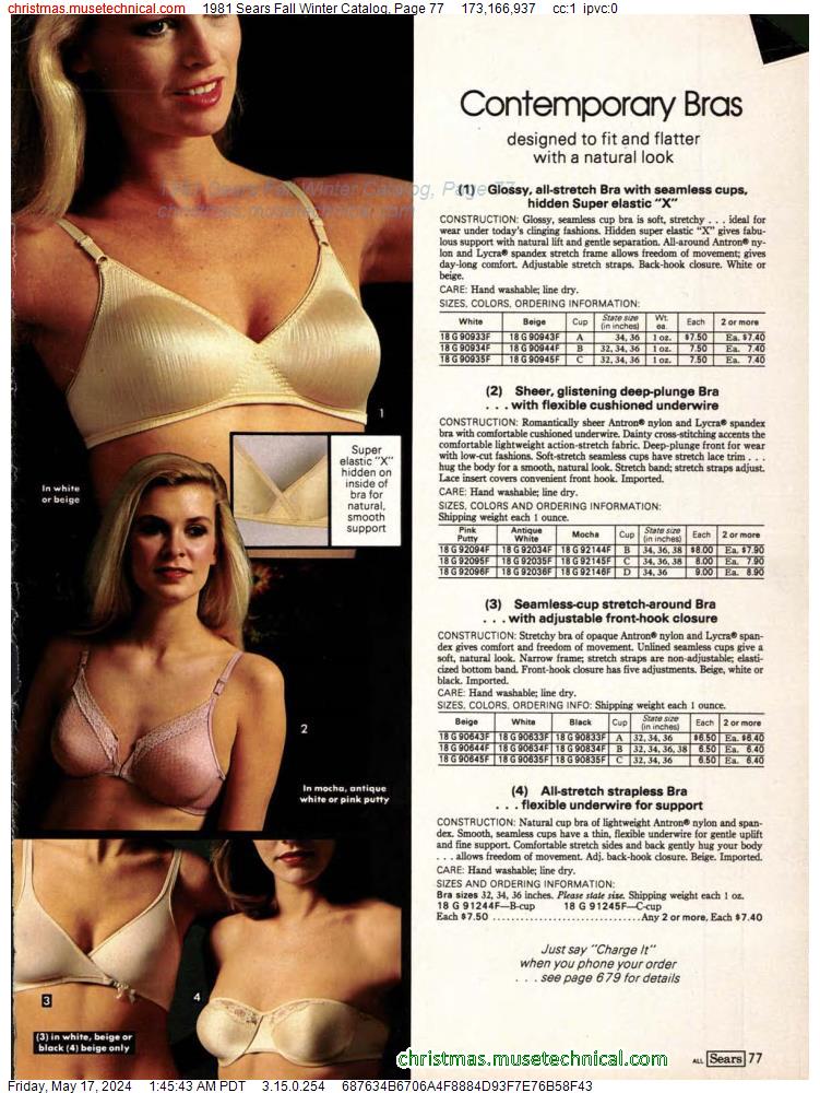 1981 Sears Fall Winter Catalog, Page 77