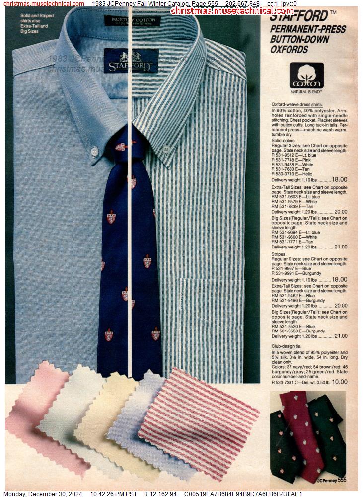 1983 JCPenney Fall Winter Catalog, Page 555