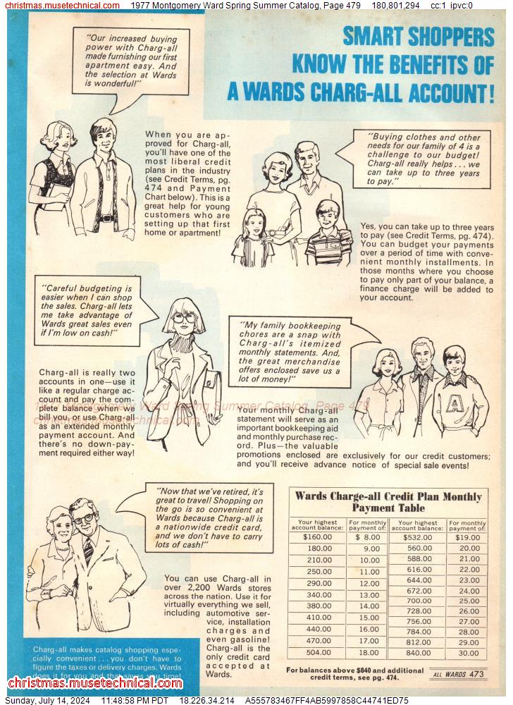 1977 Montgomery Ward Spring Summer Catalog, Page 479