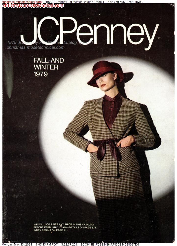 1979 JCPenney Fall Winter Catalog, Page 1