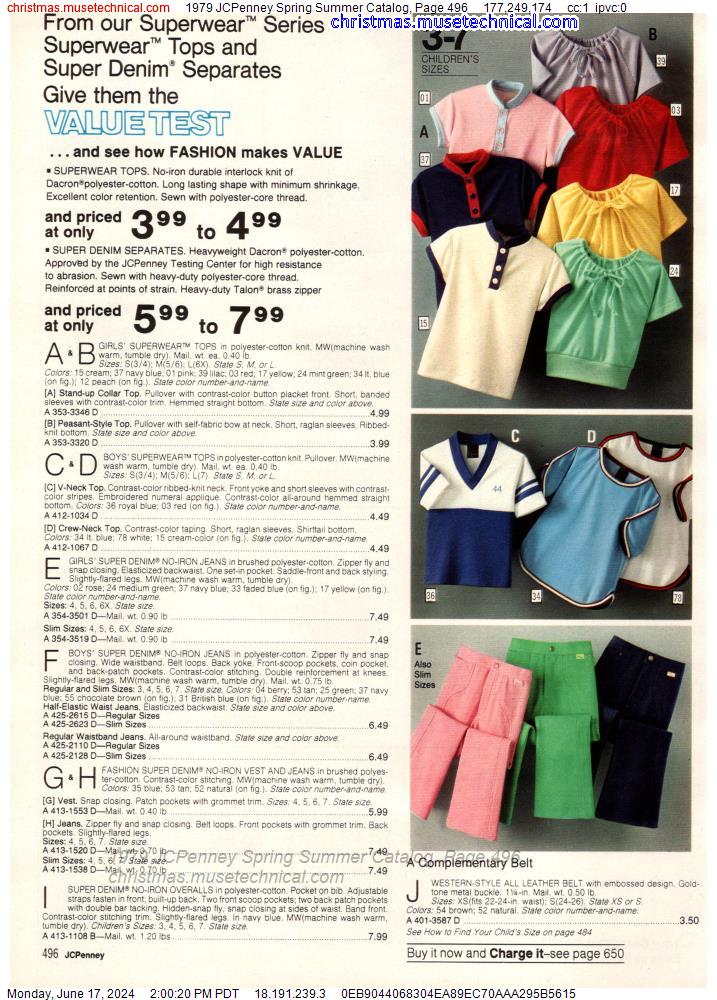 1979 JCPenney Spring Summer Catalog, Page 496