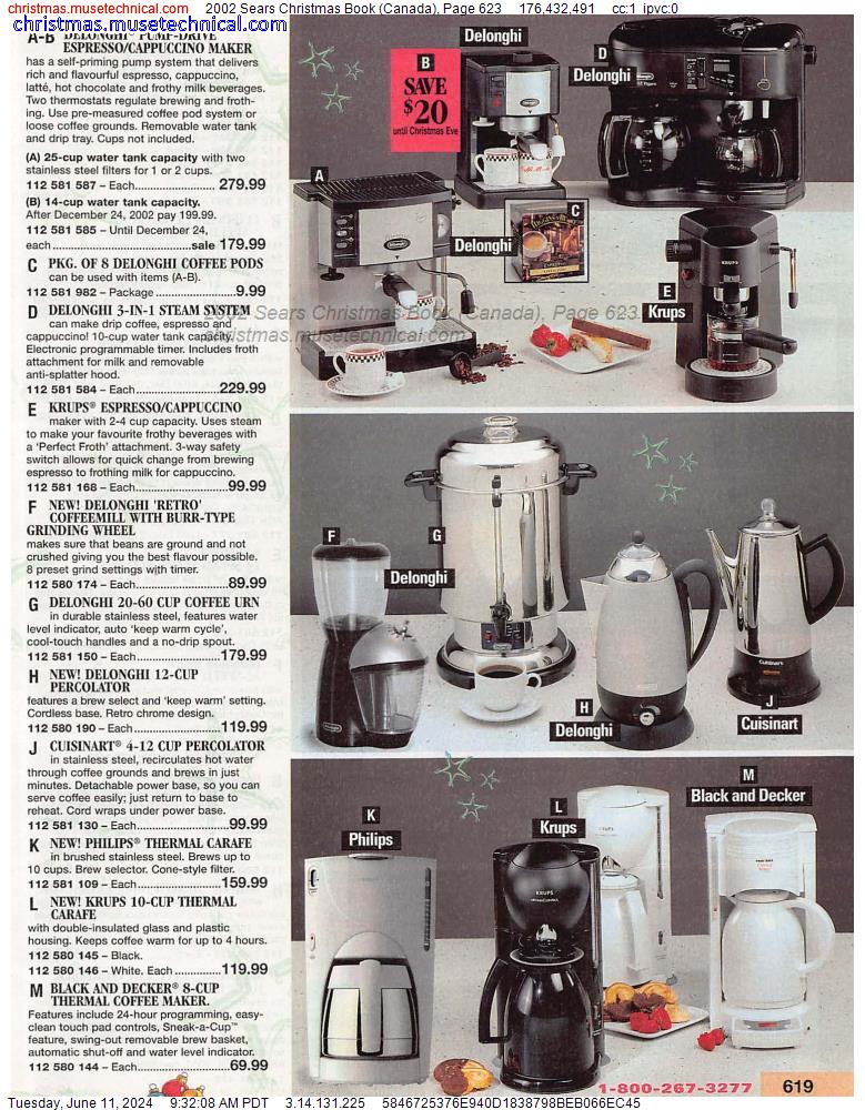 2002 Sears Christmas Book (Canada), Page 623