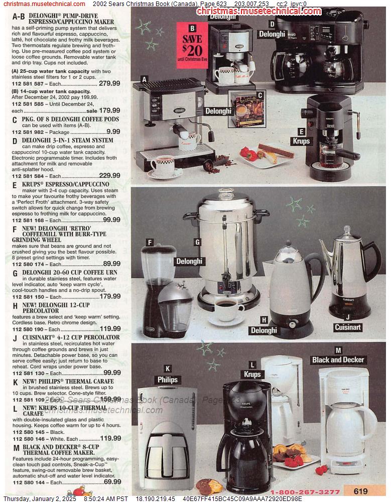 2002 Sears Christmas Book (Canada), Page 623