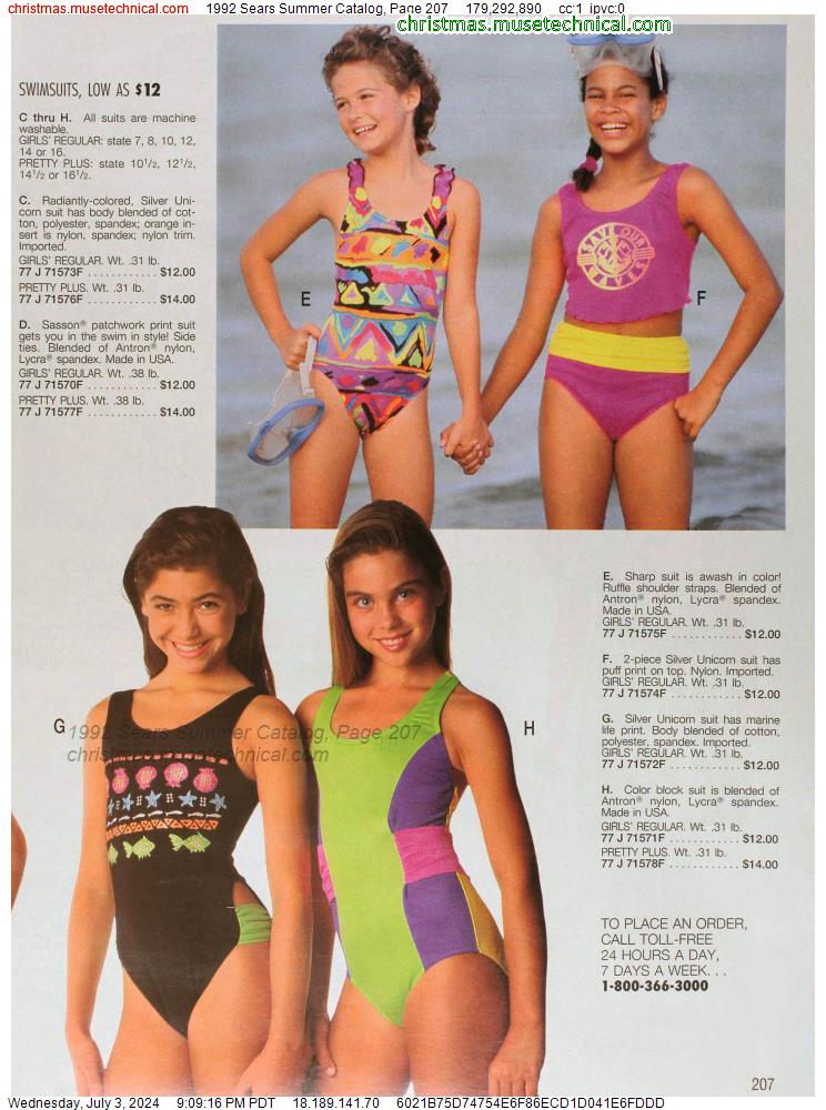 1992 Sears Summer Catalog, Page 207