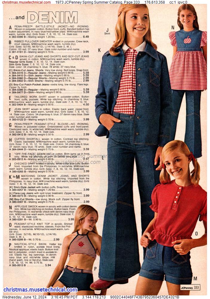 1973 JCPenney Spring Summer Catalog, Page 333