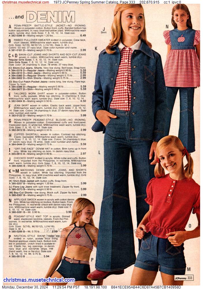 1973 JCPenney Spring Summer Catalog, Page 333