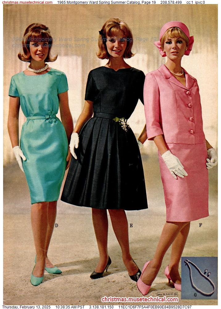 1965 Montgomery Ward Spring Summer Catalog, Page 19