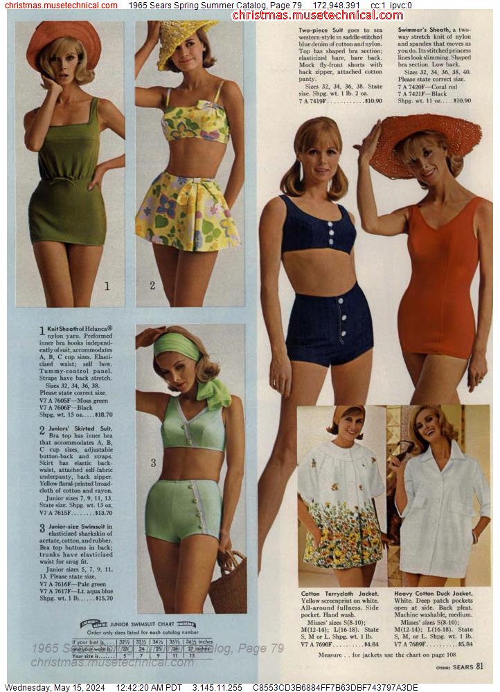 1965 Sears Spring Summer Catalog, Page 79