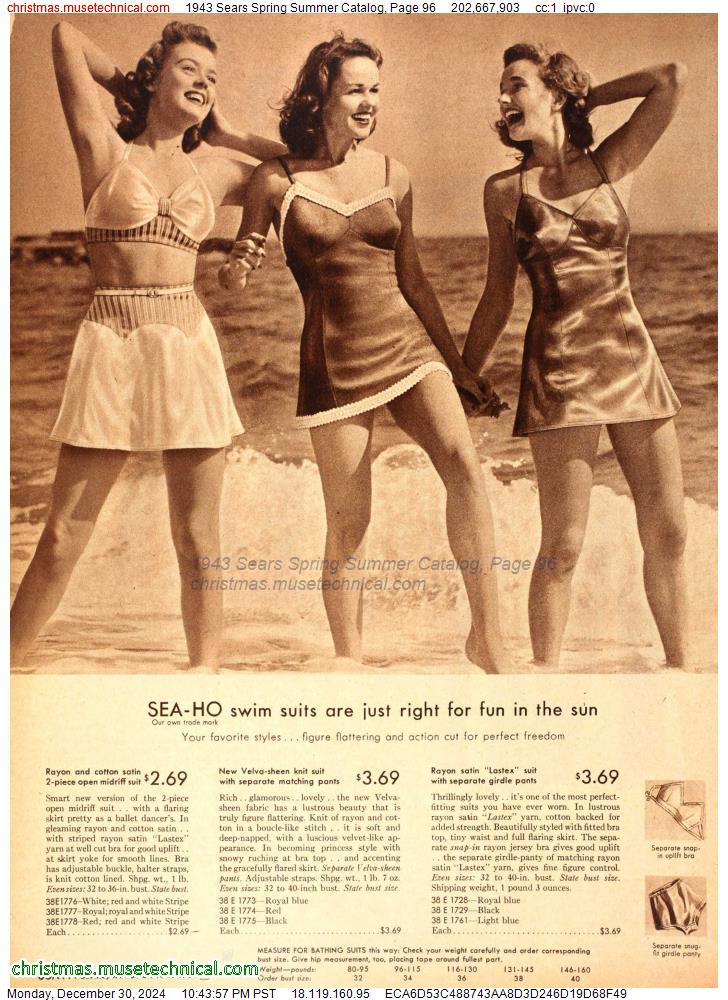 1943 Sears Spring Summer Catalog, Page 96