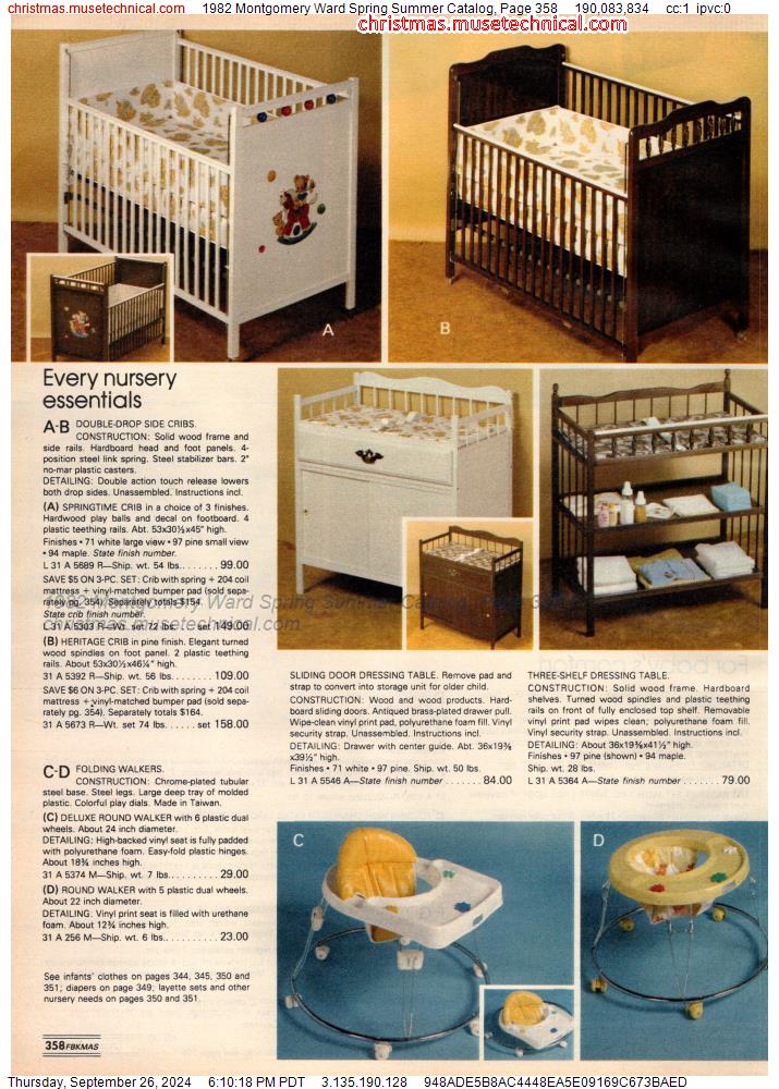 1982 Montgomery Ward Spring Summer Catalog, Page 358