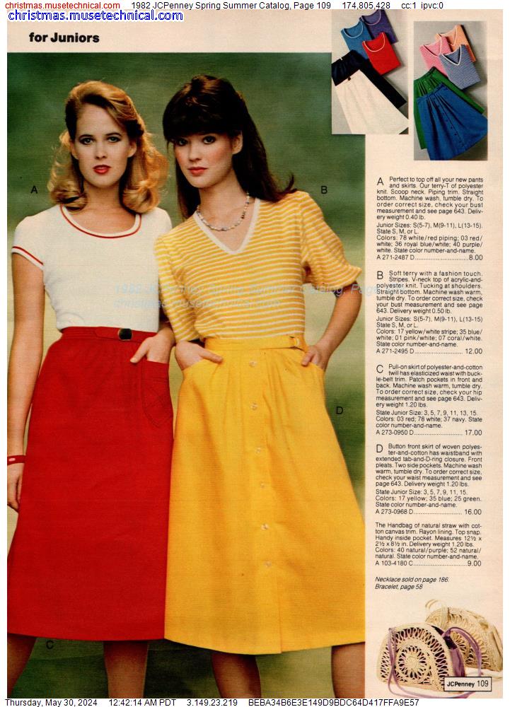 1982 JCPenney Spring Summer Catalog, Page 109